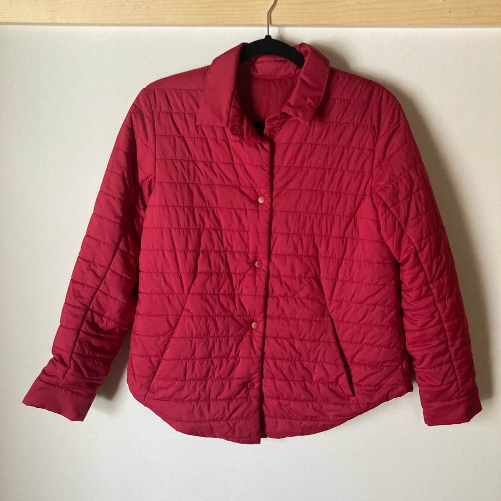Lululemon Athletica Pink Puffer Jacket